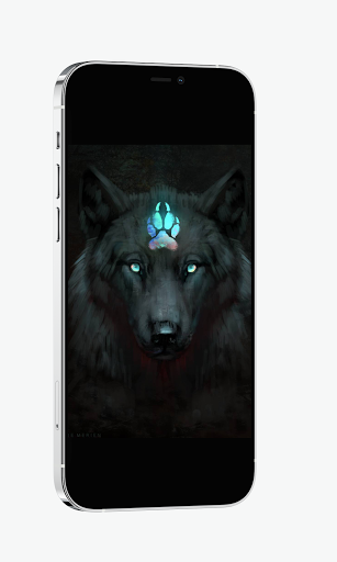 Wolf Live Wallpaper - Image screenshot of android app