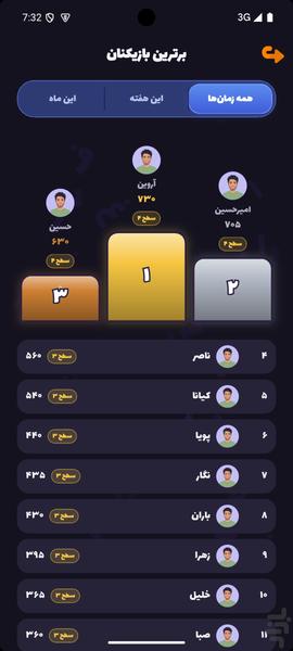 اسم فامیل (آنلاین) - عکس بازی موبایلی اندروید