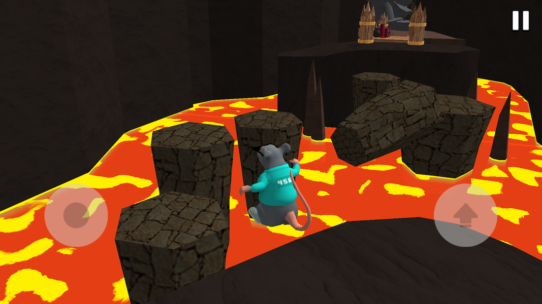Parkour Escape: Rat Dance Obby - Gameplay image of android game