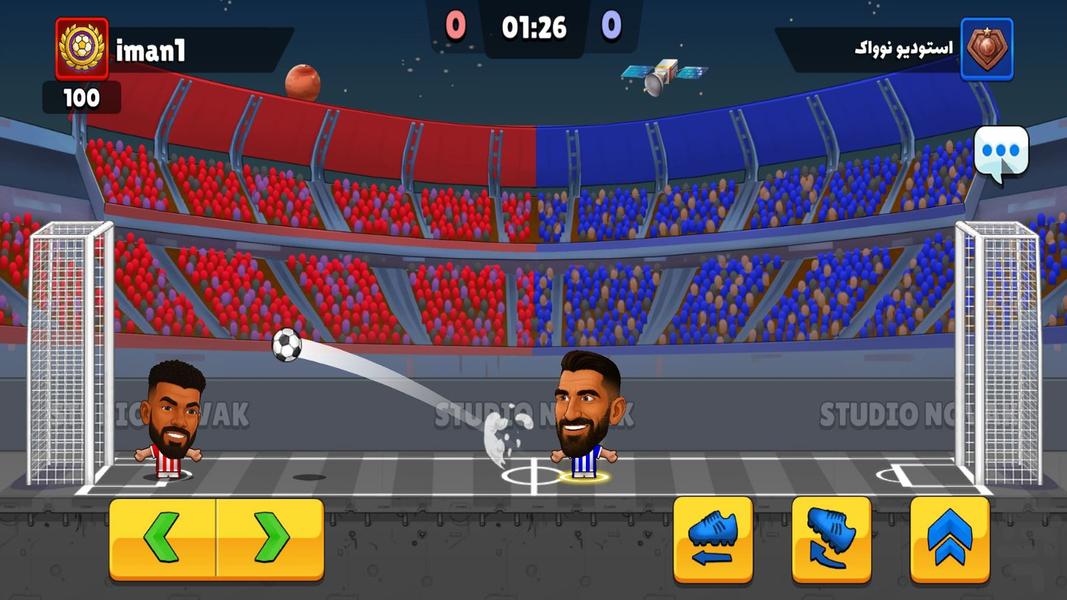 فوتبال باز : مسابقه آنلاین - عکس بازی موبایلی اندروید