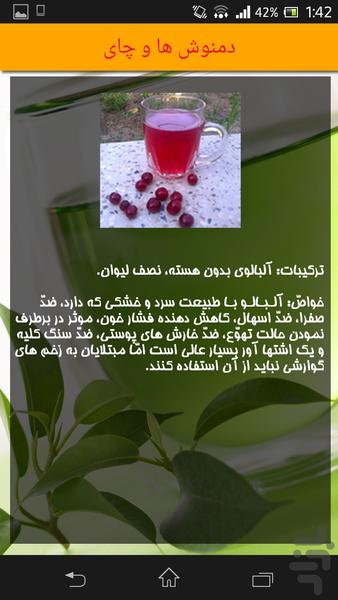 چای و دمنوش ها - Image screenshot of android app
