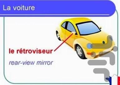 تلفظ، ضمایر و حروف اضافه فرانسوی - Image screenshot of android app