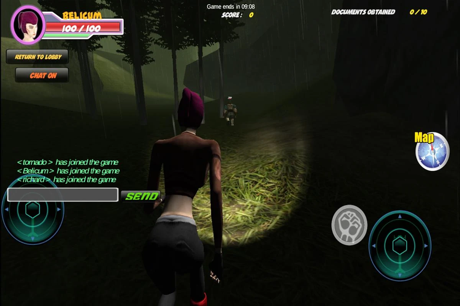 Dr Slender  Online - Gameplay image of android game