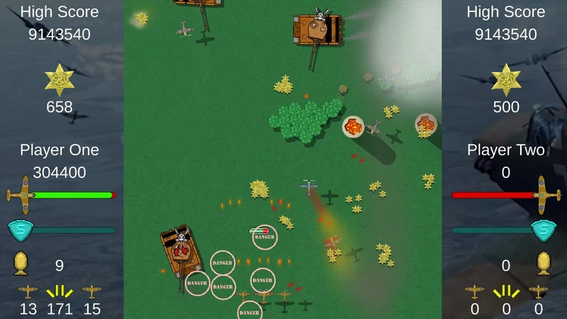 Wings Of WW2 - Gameplay image of android game