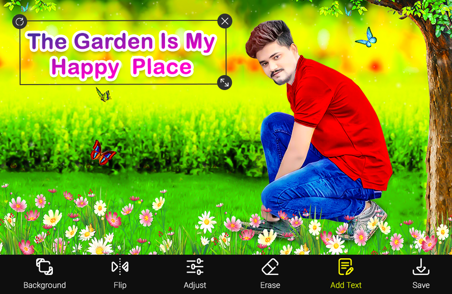 Garden Photo Editor - عکس برنامه موبایلی اندروید
