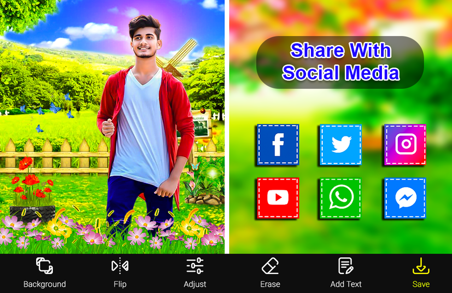 Garden Photo Editor - عکس برنامه موبایلی اندروید