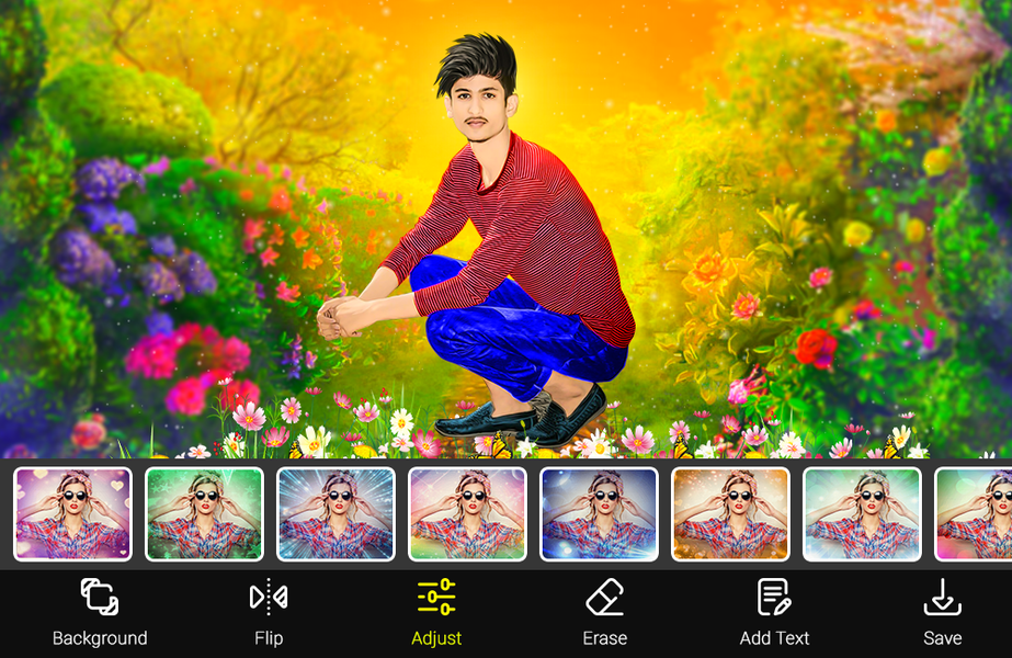 Garden Photo Editor - عکس برنامه موبایلی اندروید