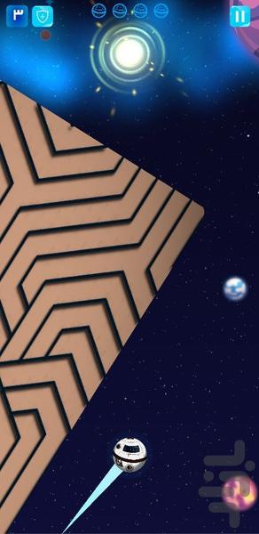 ماجراجويي در فضا - Gameplay image of android game