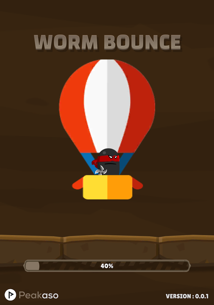 Worm Bounce - worms jump king - Gameplay image of android game