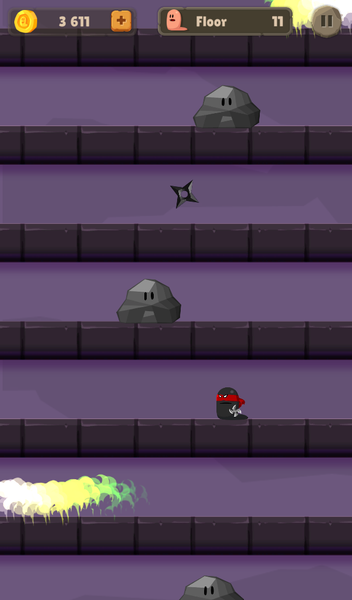 Worm Bounce - worms jump king - Gameplay image of android game