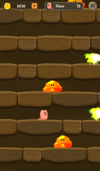 Worm Bounce - worms jump king - Gameplay image of android game