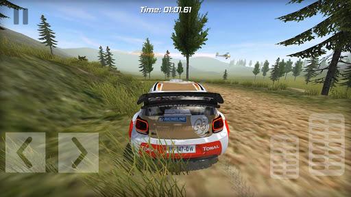 Rally Car racing PRO - Gameplay image of android game