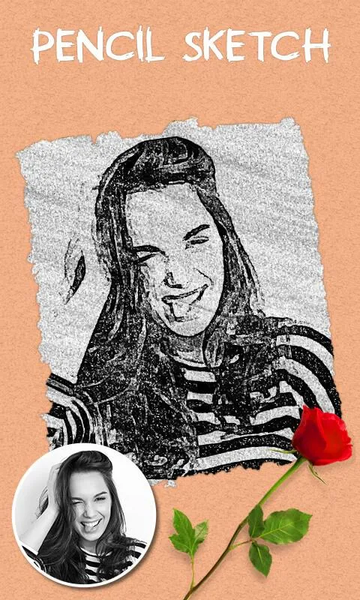 Pencil Sketch Effect - Photo D - عکس برنامه موبایلی اندروید