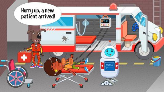 Pepi Hospital: Learn & Care - Gameplay image of android game