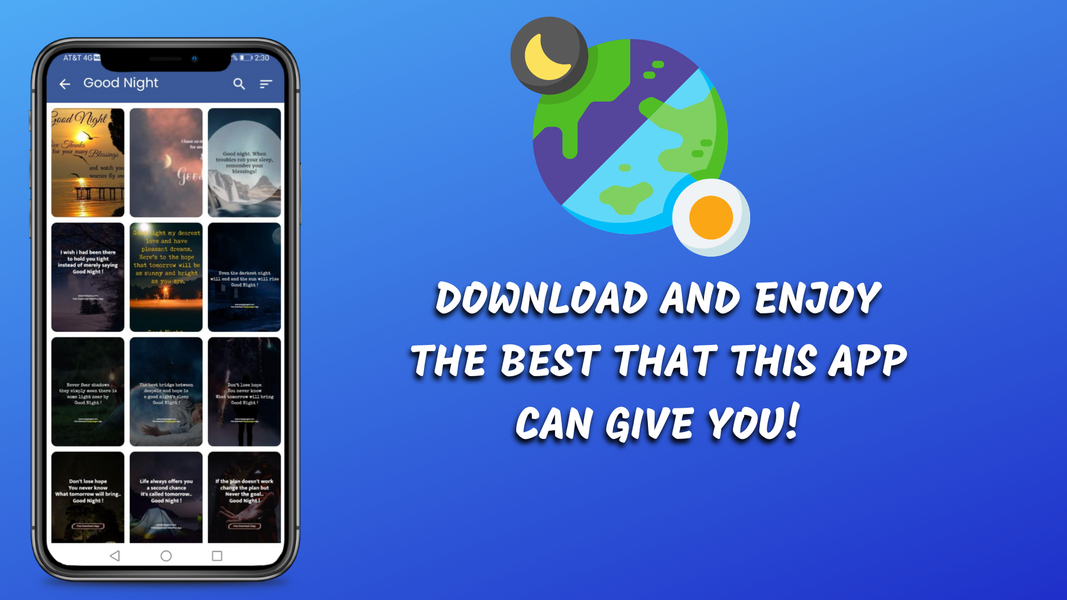 Good Morning, Afternoon, Night - Image screenshot of android app