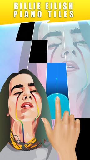 Piano Tiles: Billie Eilish - Gameplay image of android game