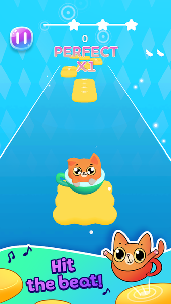 Cat-Cup Dance - عکس بازی موبایلی اندروید