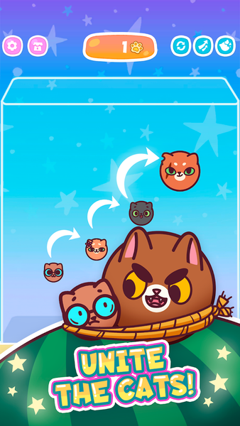 Watermelon Cats - Gameplay image of android game