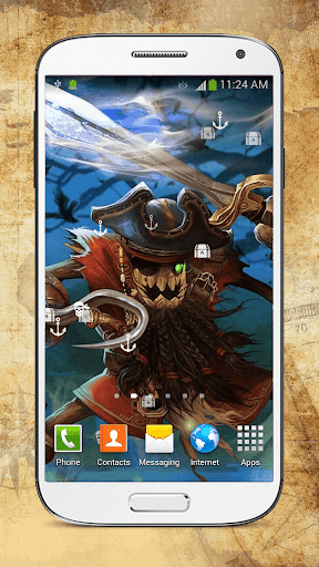 Pirates Live Wallpaper - Image screenshot of android app