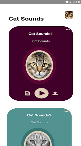 Cat Sounds - عکس برنامه موبایلی اندروید