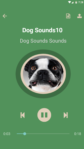 Dog Sounds - Image screenshot of android app