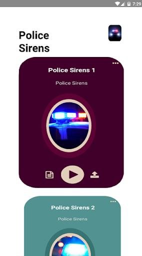 Police Sirens‏ Loud - عکس برنامه موبایلی اندروید