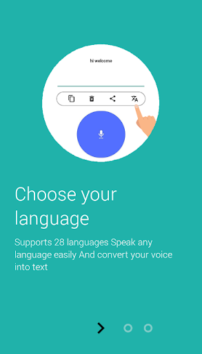 Voice to text‏ - Voice Typing - Image screenshot of android app
