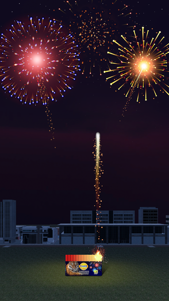 Diwali Fireworks Show 3D- Game - Gameplay image of android game