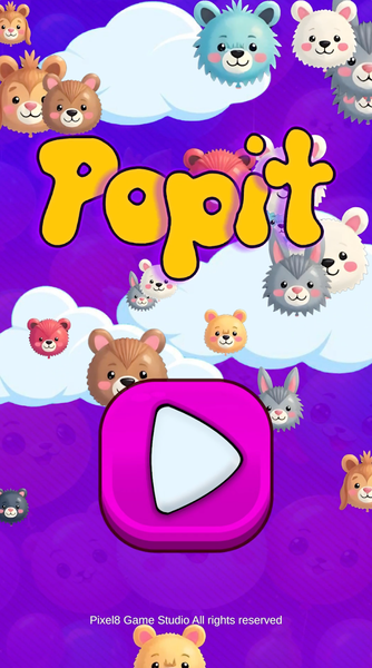 Popit - Animal Balloon Merge - عکس بازی موبایلی اندروید