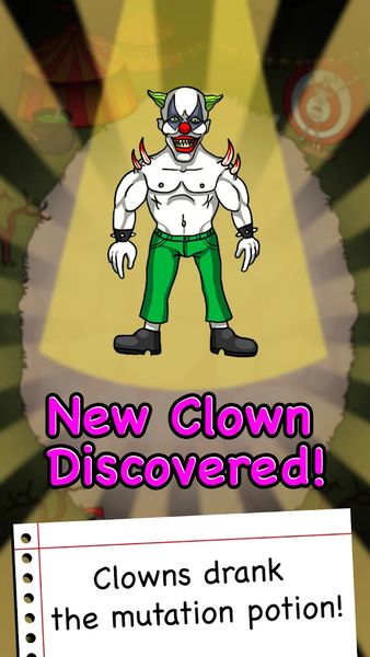 Clown Evolution: Mutant Merge - عکس بازی موبایلی اندروید