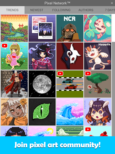 Pixel Studio: pixel art editor - عکس برنامه موبایلی اندروید