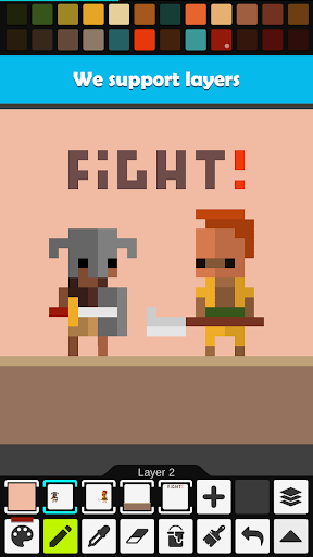 Pixel Studio: pixel art editor - عکس برنامه موبایلی اندروید