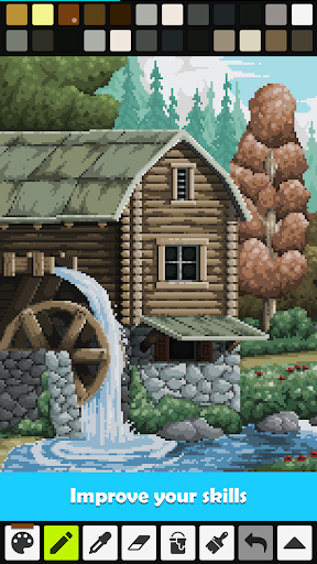 Pixel Studio: pixel art editor - عکس برنامه موبایلی اندروید