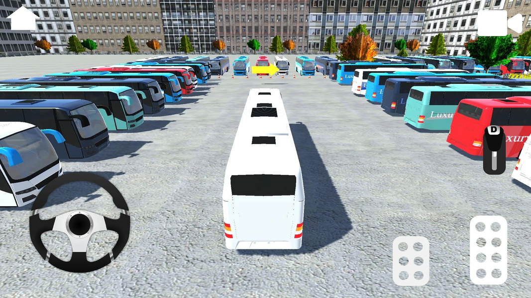 Coach Bus Parking 3D - Gameplay image of android game