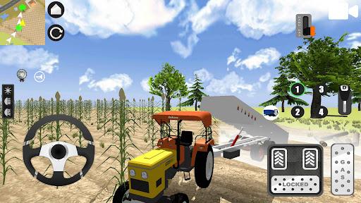 Indian Tractor Simulator - Gameplay image of android game