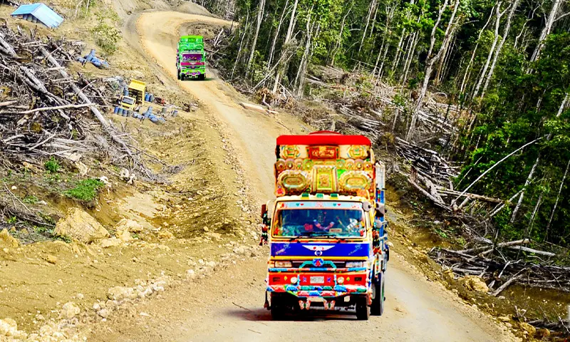 Hill Cargo Truck Driving Game - عکس بازی موبایلی اندروید