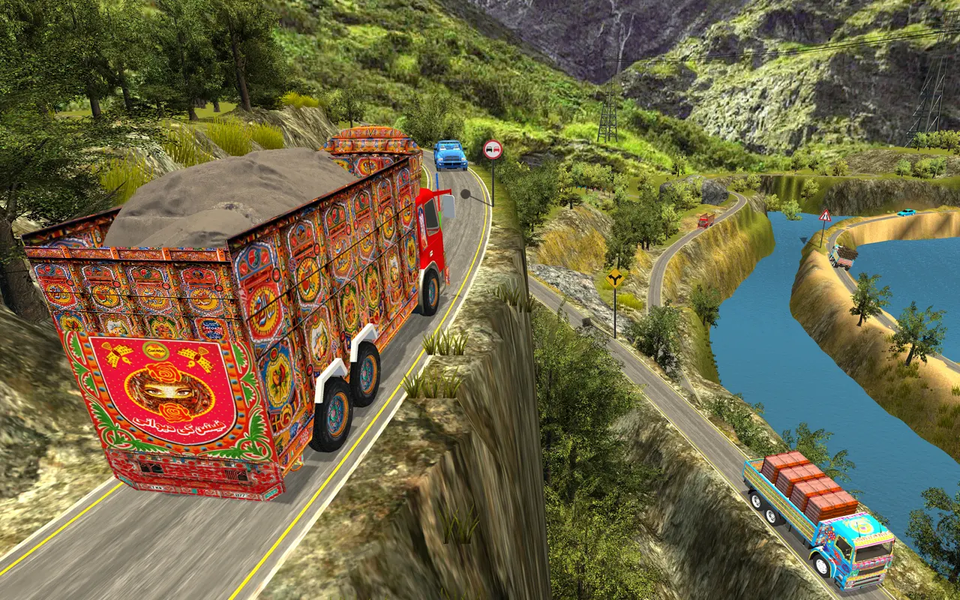 Hill Cargo Truck Driving Game - عکس بازی موبایلی اندروید