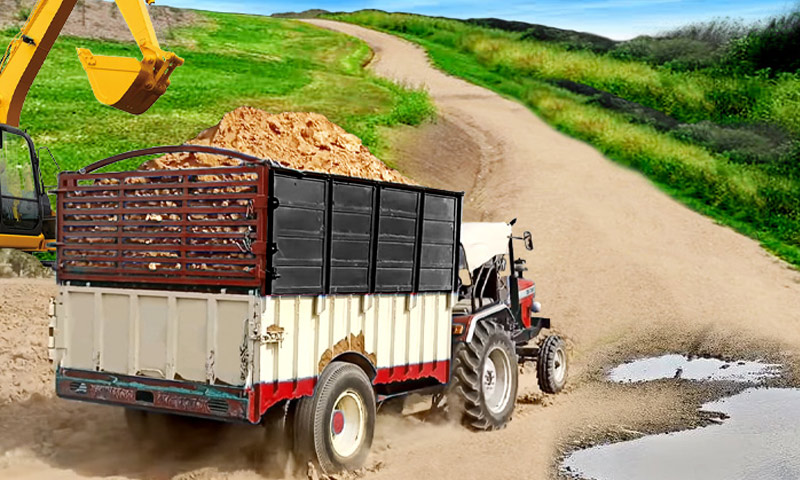 Cargo Tractor Trolley Driver - عکس بازی موبایلی اندروید