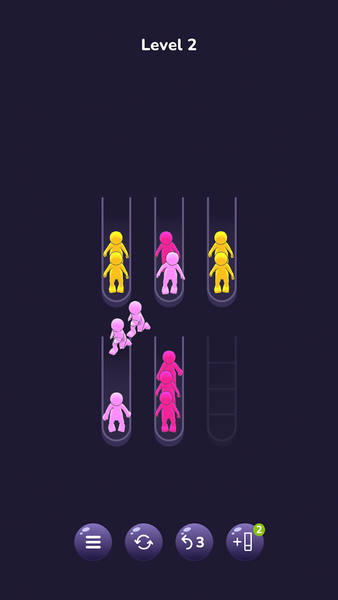 Crowd Sort - Color Puzzle Game - عکس بازی موبایلی اندروید
