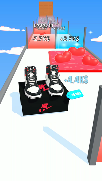 Shoes Evolution 3D - Gameplay image of android game