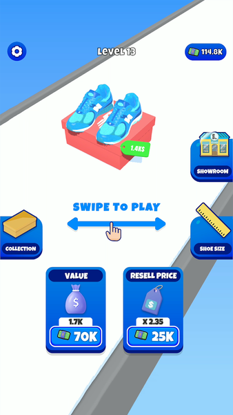 Shoes Evolution 3D - Gameplay image of android game