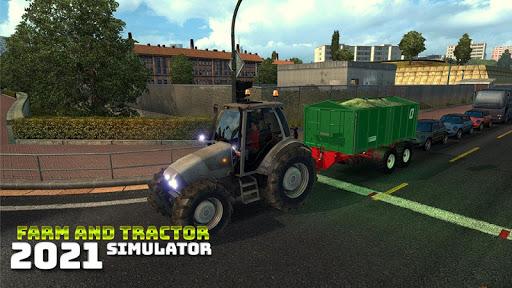 Real Farming and Tractor Life Simulator 2021 - Gameplay image of android game