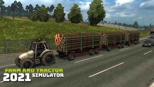 Real Farming and Tractor Life Simulator 2021 - Gameplay image of android game