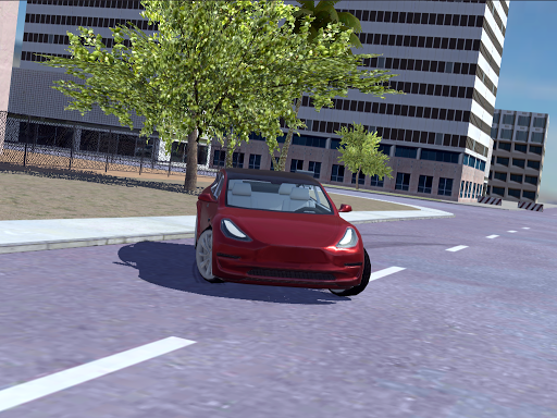 Urban Electric Car Game - Gameplay image of android game