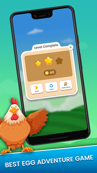 Hold My Egg - Hen Eggs Game - عکس بازی موبایلی اندروید