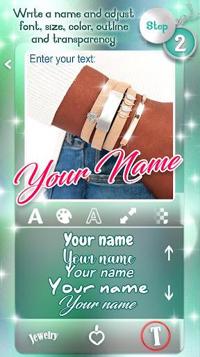 Write Name on Necklace - Image screenshot of android app