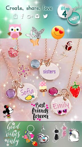 Write Name on Necklace - Image screenshot of android app