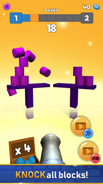 Knock Blocks - Ball Shooter 3D - عکس بازی موبایلی اندروید