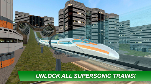 Hyperloop: train simulator - Gameplay image of android game