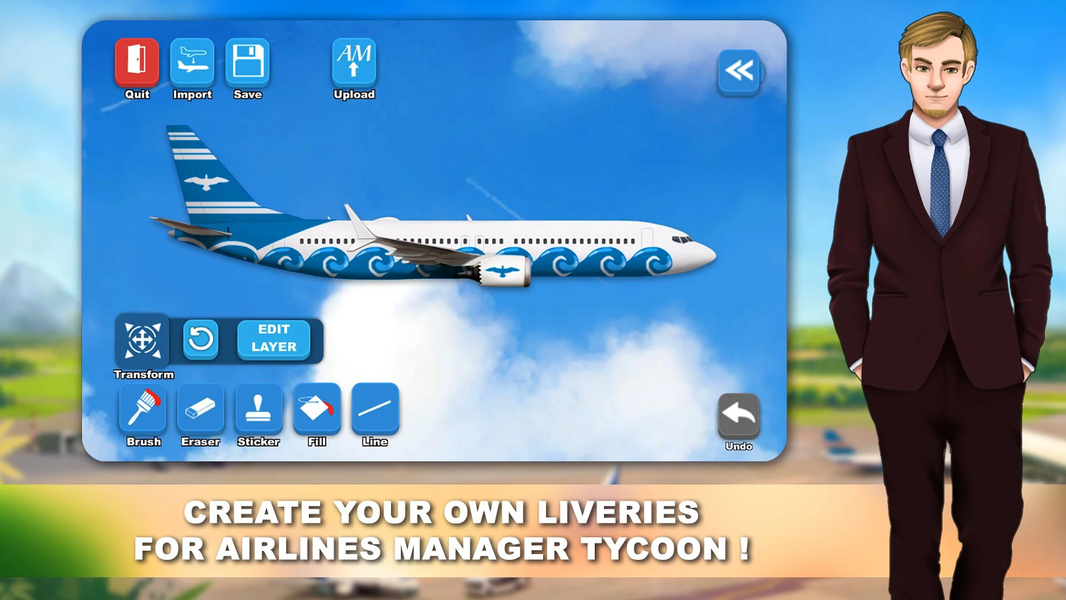 Airlines Painter - Image screenshot of android app